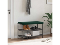 Vidaxl Almofada De Banco Veludo Verde-escuro Profundidade 35 Cm