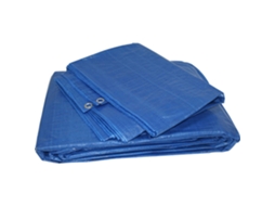 Toldo rafia 4,90x7,90  azul c/ ollaos (5x8 m)