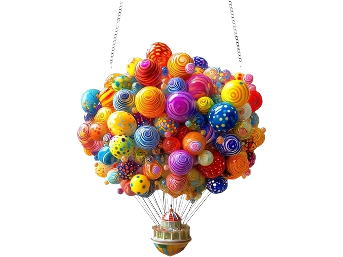 Ornamento Plano Em Acrílico, Decoração De Pingente De Balão 2d |