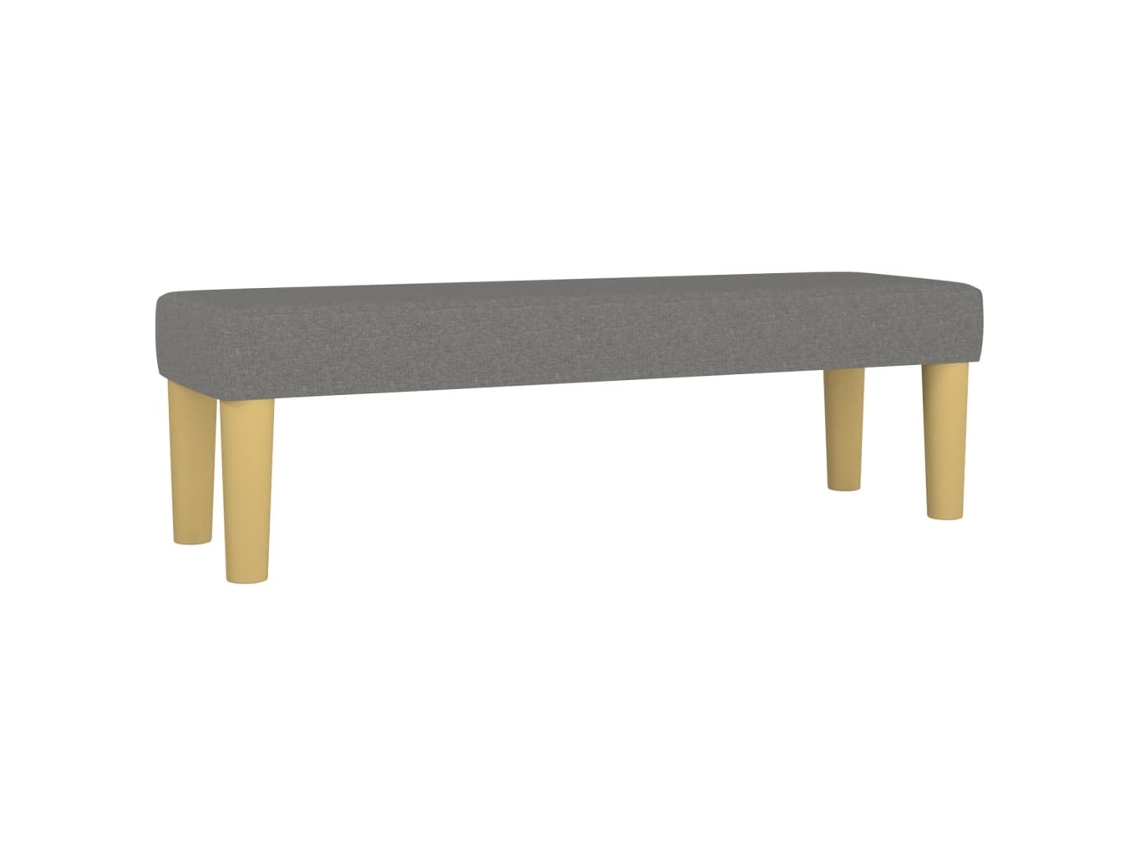 Bench, Benches Vidaxl Cinzeto Tecido (100 X 30 X 30 Cm)