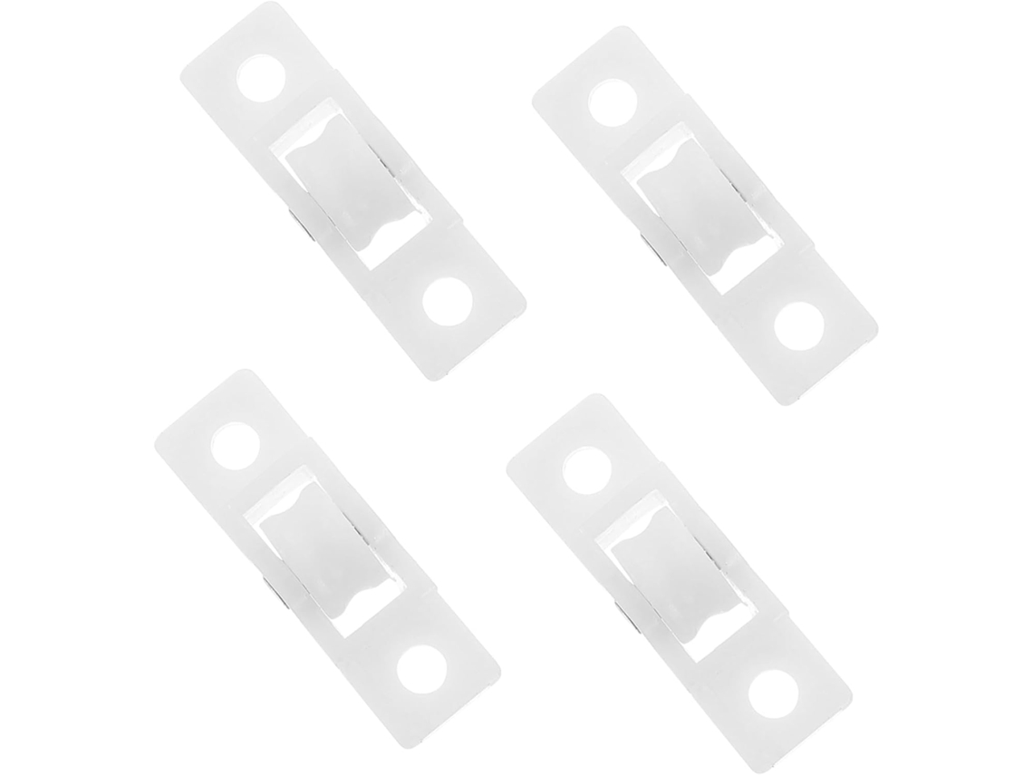 Rodízios Brancos De Plástico Para Porta De Correr, Conjunto De 4