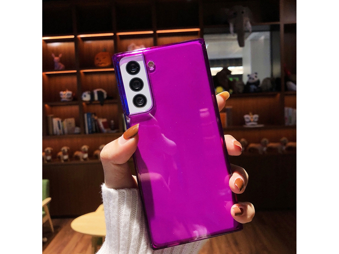 Capa para Samsung Square LAXISCREED Roxo Transparente