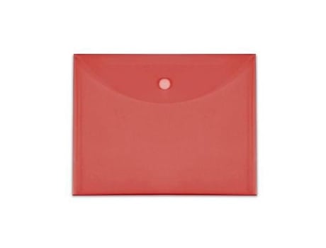 Bolsa Porta Documentos Liderpapel, A4, Vermelho