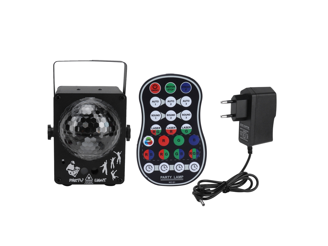 Luz de Palco LED Ambiente com ativação por som para Bar, Ktv, Festa, Clube, Decorativa S/MARCA