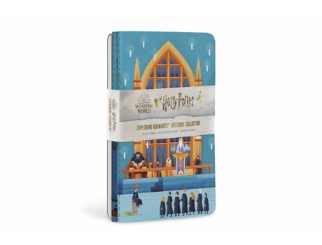 Livro harry potter: exploring hogwarts sewn notebook collection de insight editions (inglês)