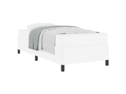 Estrutura da Cama com Colchão Branco Tecido MAISON EXCLUSIVE 90x190 cm