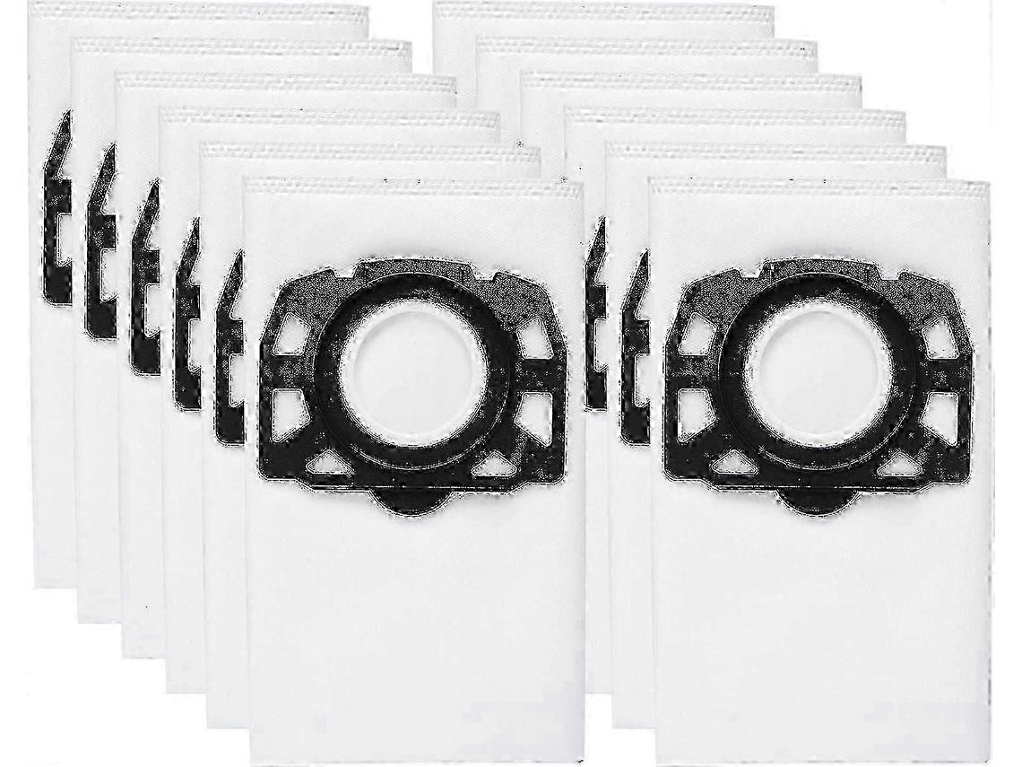 12 Pack Kfi 487 Filter Bags For Karcher Wd4, Wd5, Wd6 Vacuum Cleaners