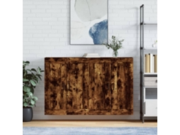 Wall Mounted Cabinet, Wall Mounted Cabinets Vidaxl Marrom Madeira Processada (n/a)