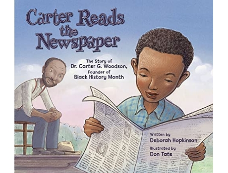 Livro Carter Reads the Newspaper de Deborah Hopkinson (Inglês)