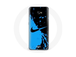 Capa para Samsung Galaxy A3 2017 Nike logotipo azul e preto