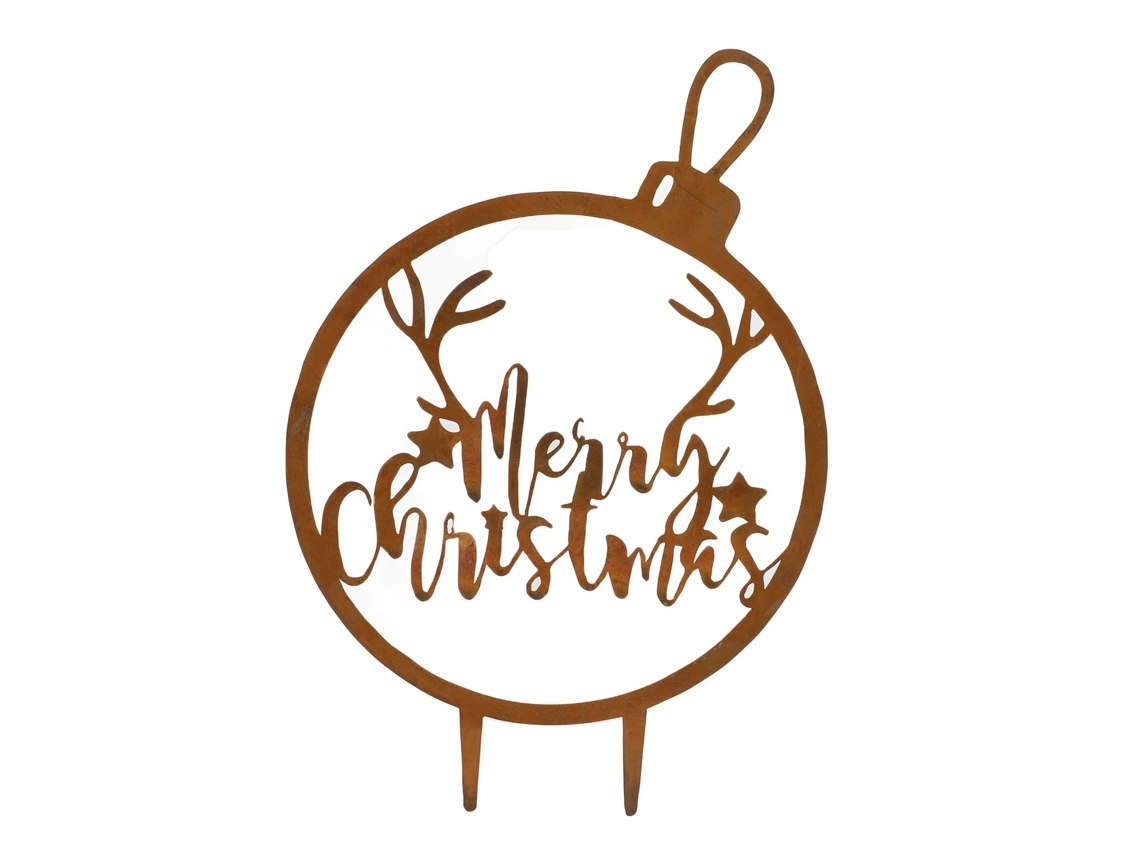 Sinal de Jardim de Natal LAXISCREED Letras Ferrugem Resistente Ao Clima