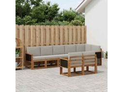 Vidaxl Conjunto De Sofás Para Exterior 8 Unid. Poliéster