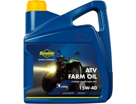 Óleo de Motorizada 4 Tempos PUTOLINE 15W-40 Atv Farm