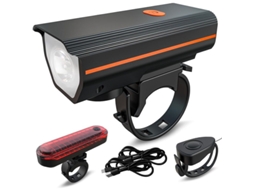 Yuru luzes de Bicicleta Recarregáveis Frontais e Traseiras, Led Super Brilhantes, Acessórios para Mountain Bike e Estrada para Crianças e Adultos