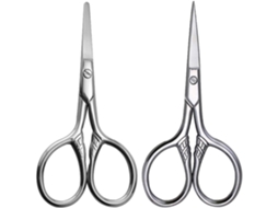 Armazenador ergonômico de 2 peças em aço inoxidável com lâminas confiáveis para corte.