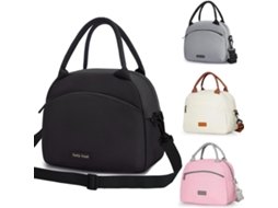 Bolsa Térmica Reutilizável Para Almoço, Alça, Ideal Para Mulheres. Pequena Impermeável Para Trabalho, Piqueniques E Escola