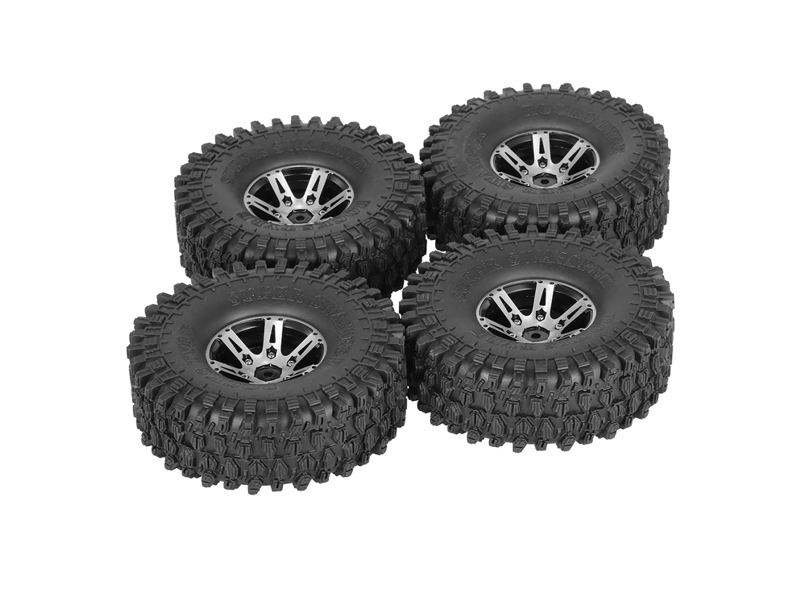 Laxiscreed Pneus 1.9 Polegadas Para Rc Carro Traxxas E Redcat Scx10 De Alta Performance