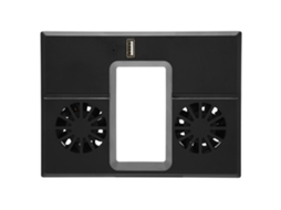 Ventilador de resfriamento tipo turbina com controle de temperatura, cooler externo USB para sistema de resfriamento CHABERLU