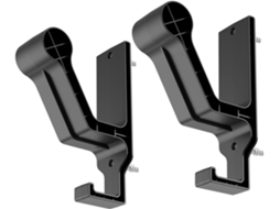 Conjunto De 2 Suportes De Parede Para Fones De Ouvido - Leves - Fixação Por Parafuso - Design Compacto - Prateleira