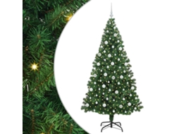Conjunto 1 Luzes De Cordão Decorativas Vidaxl Verde Pvc (210 Cm)