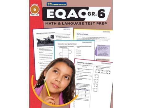 Livro Eqao Grade 6 Math Amp Language Test Prep! De Ruth Solski (inglês)