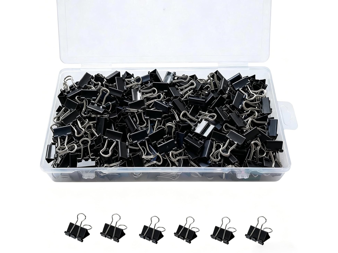 260-clipes De Papel Pequenos, Pretos, 15mm 0, 59 Polegadas, Clipes Pastas Pequenas, Materiais De Escritório