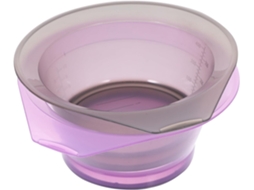 Tigela de plástico reutilizável para coloração capilar, cor lavanda aleatória