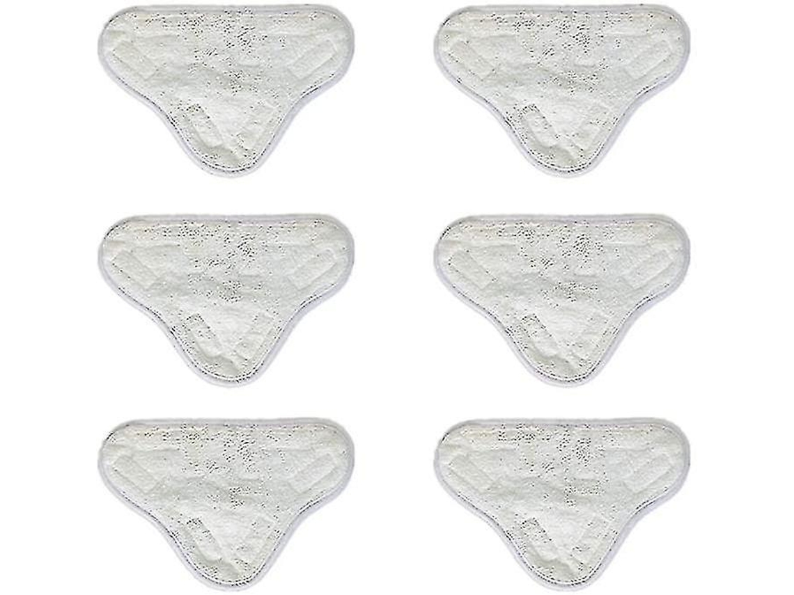 Esfregonas a vapor de microfibra 6 pçs almofadas de limpeza de substituição esfregona a vapor compatível com H2o X5 H20 lavável--
