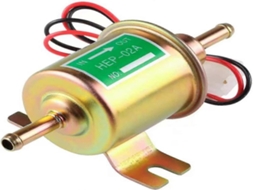 Bomba Combustível 12v 6,7 Cm Gasolina Diesel Dourado