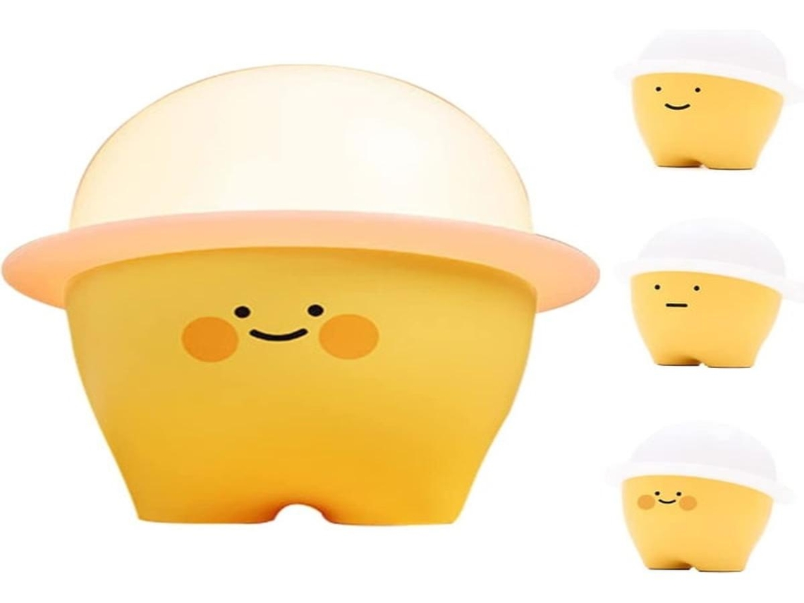 Lurelia Abajur Infantil Com Silicone Macio, Recarregável USB, Sensor Touch E Regulador De Brilho Para Bebês E Crianças