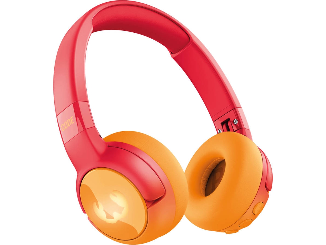Auscultadores Bluetooth FRESH 'N REBEL Code Junior Cool Candy (Over Ear - Microfone - Funny Fox)
