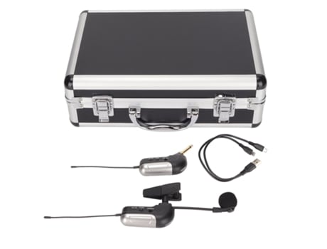 Microfone condensador UHF com clipe giratório de 360° para saxofone, trompete, clarinete e violino Xyvona