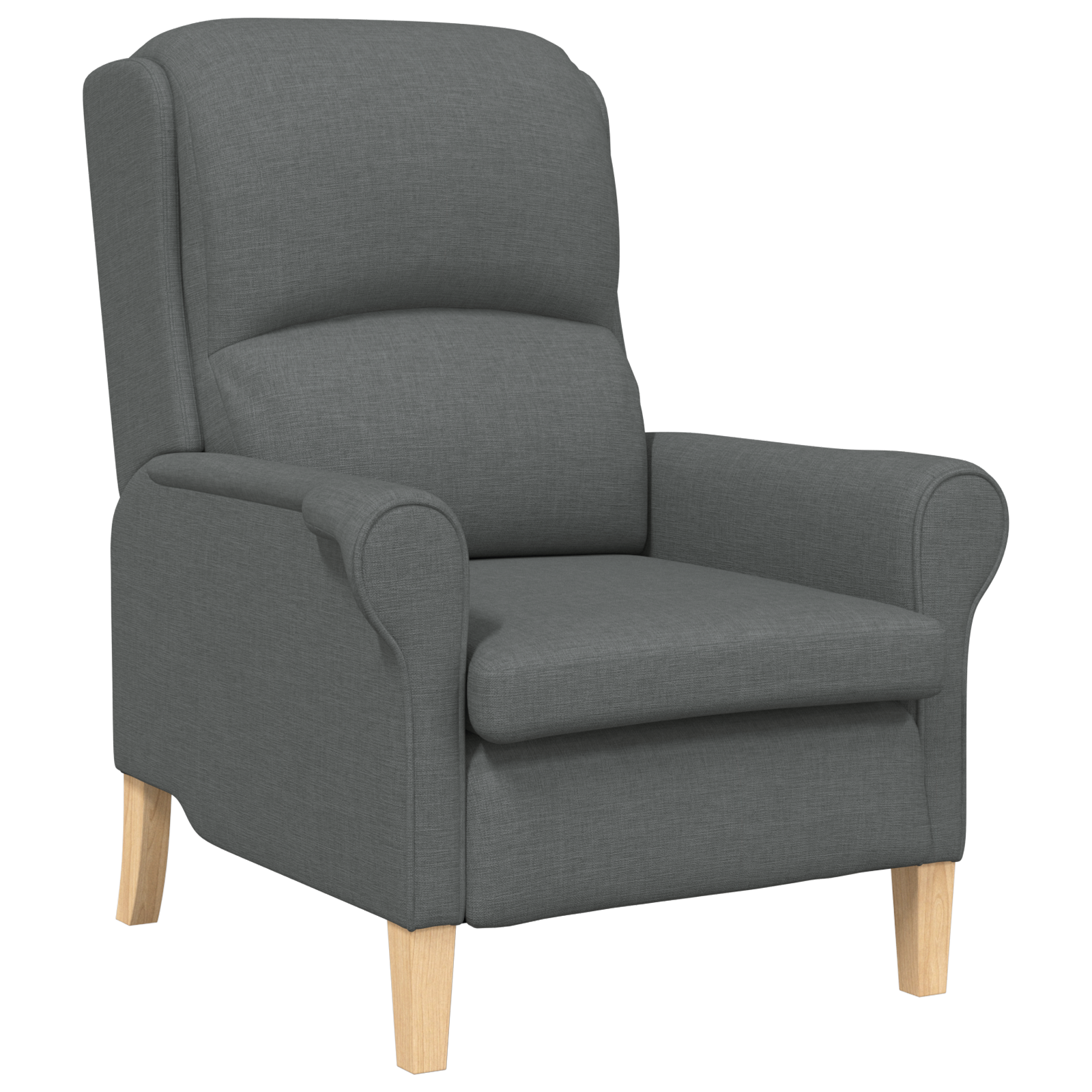 Conjunto 1 Poltrona Moderna Vidaxl Cinzento Tecido (76 X 94 X 102 Cm)