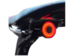 Carregador Luz Traseira Bicicleta Indução Inteligente Modos Flash Yizhood Preto