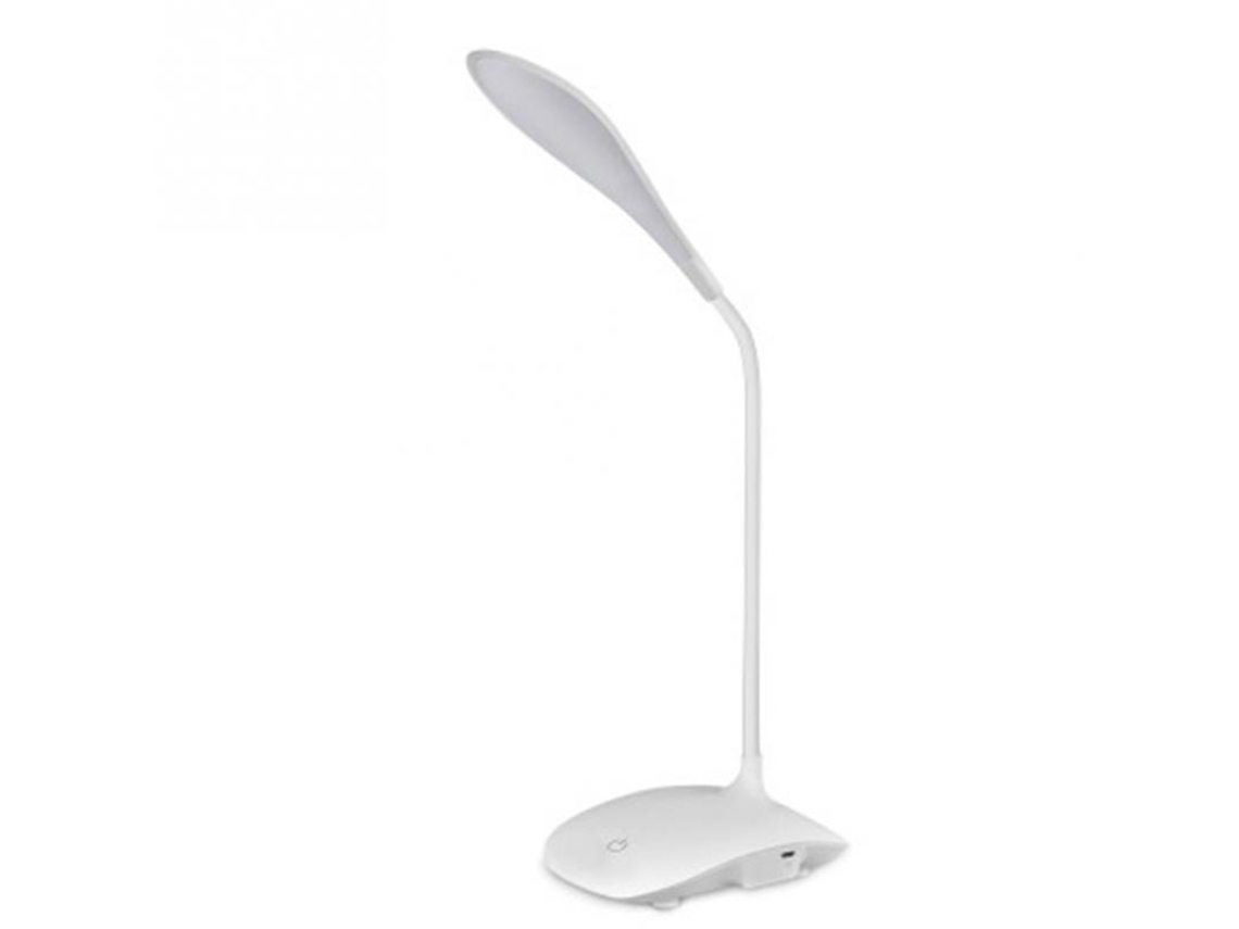 Luminária De Mesa Led Sensível Ao Toque, Recarregável Por Usb, Flexível, Com 3 Níveis De Brilho, Branca SUNNY SPACES