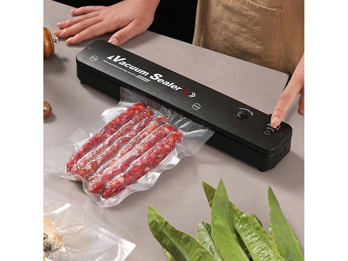 Seladora A Vácuo, Máquina De Selagem A Vácuo Para Alimentos, Seladora A Automática Para Conservação De Alimentos, Preta.