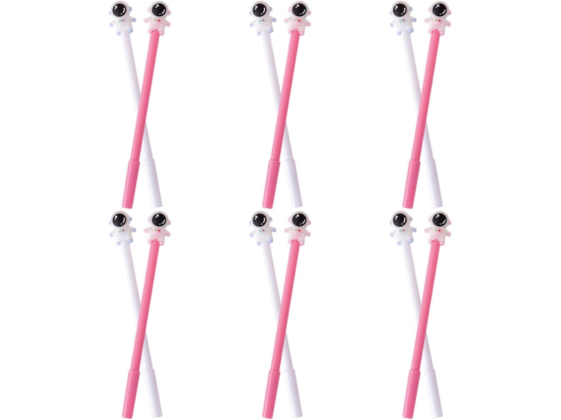 Conjunto De 12 Canetas Ergonômicas Para Estudantes, Feitas Pp, Com