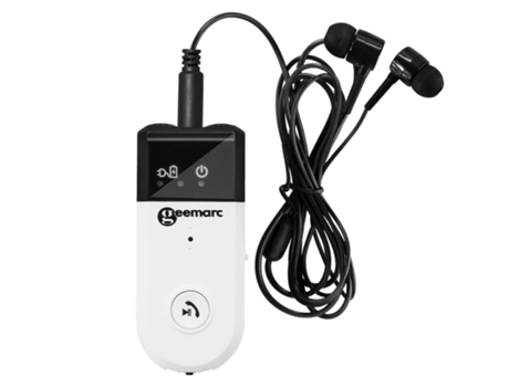 Amplificador Volume De 30db Com Colar Magnético Branco Geemarc