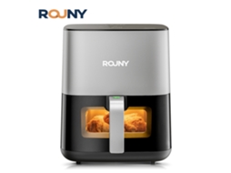Fritadeira Sem Óleo Air Fryer ROUNY T3, 4.5l, 1450w, 8 programas, regulação de temperatura, infusão de água