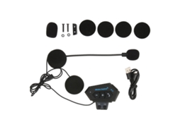 Aetheria fone Bluetooth para Capacete Moto com Intercom Redução de Ruído Ip67 Volume Ajustável