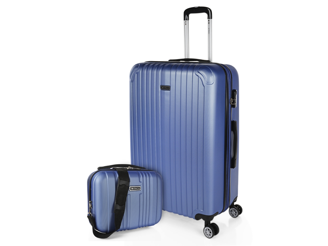 Mala Abs Grande ITACA Sevron Safira Azul 49X76X30 Cm 104L