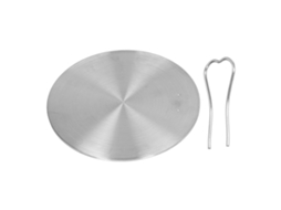Placa Difusora de Calor em Aço Inox Primerox para Gás Elétrico Fogão Indução 17,5cm