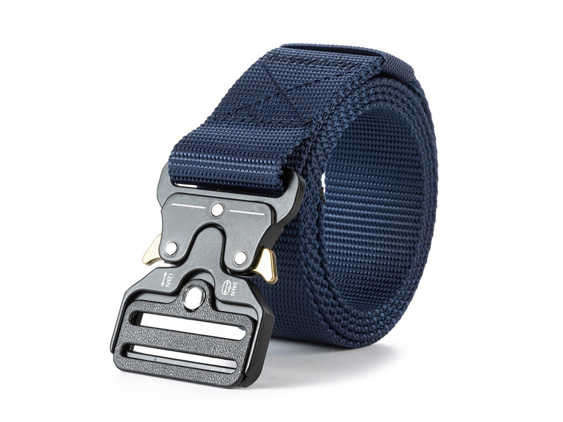 Cinto Tático Nylon Automático Sem Furos, 125cm, Ajustável 1 Unidade, Presente para Homem, para Exterior, Trabalho e Treino STELASPLEN