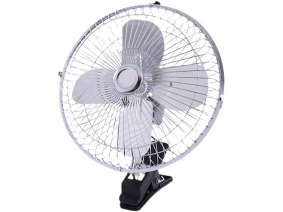 Ventilador De Carro 10 Polegadas, 12v, 4 Pás, Rotação Automática, Ventilador De Resfriamento Com Clipe E Plugue Para