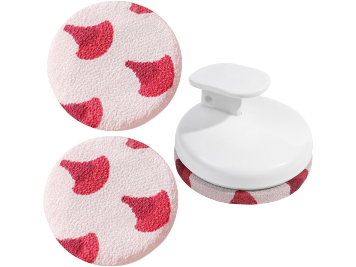 Conjunto De 1 Escova Banho Esfoliante Para Adultos, Escova De Mão E Refis, Branca, Prática Para Esfoliação