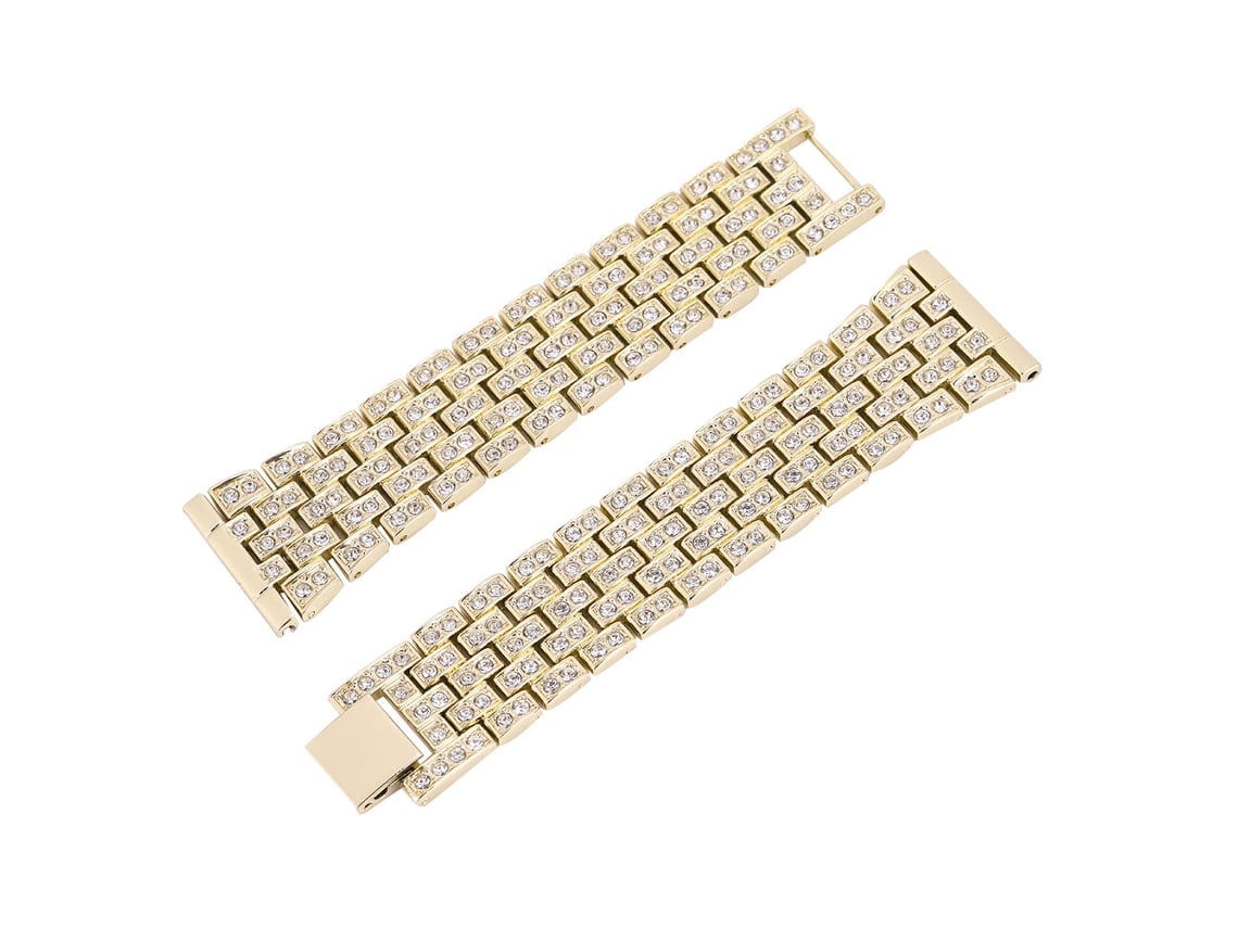 Pulseira de Relógio e Fitbit Versa de Aço com Diamantes | EOOCOO