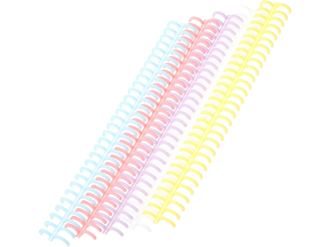 Pastas plásticas leves para organizar e encadernar cadernos, pacote com 10 unidades para decoração escolar.
