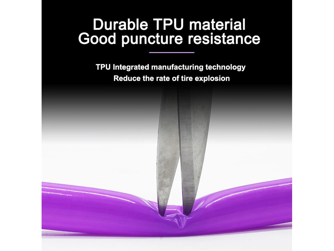 Câmara de ar ultraleve 700c 25g TPU 700x18 28c válvula francesa S/MARCA