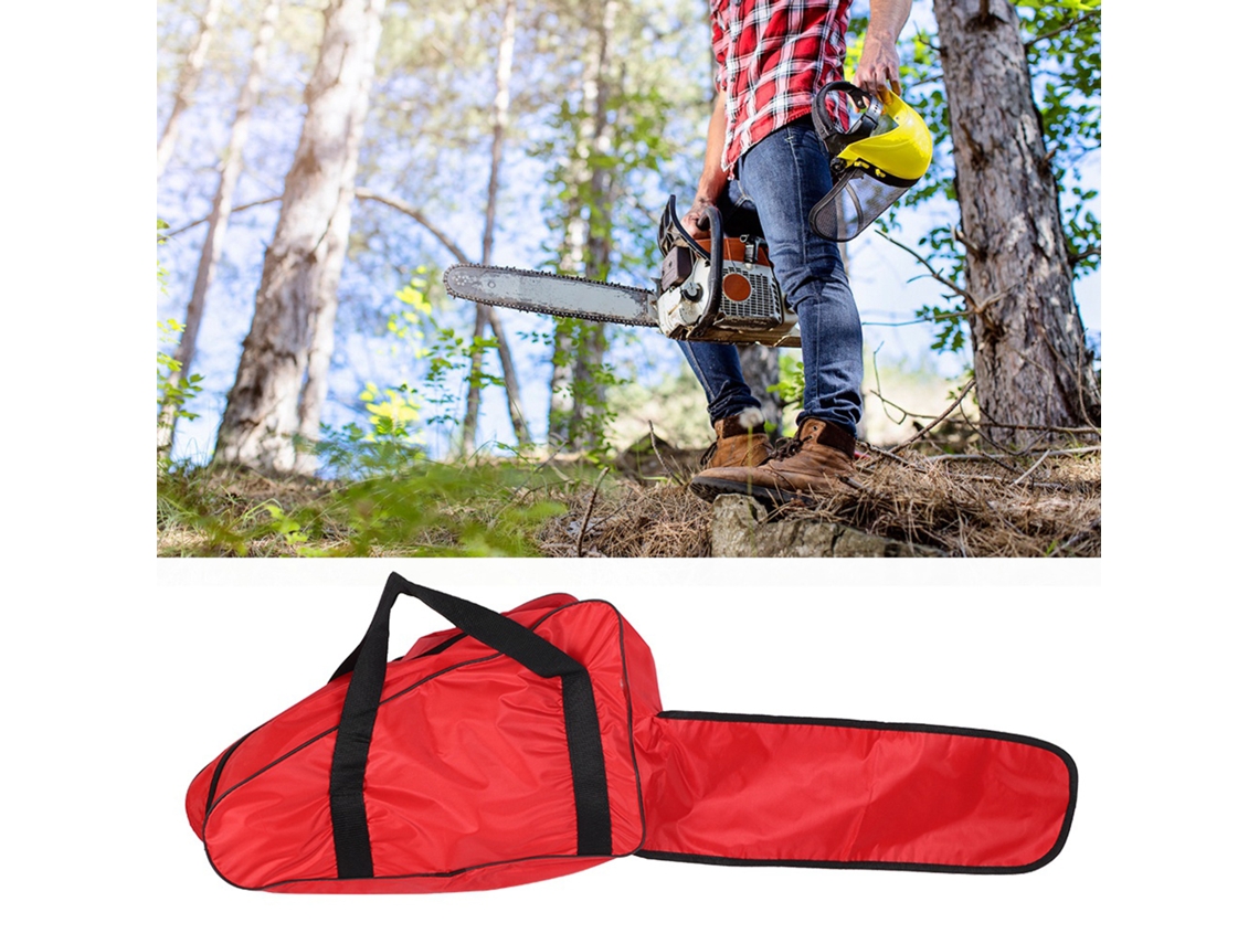 Bolsa De Transporte Portátil Em Tecido Oxford Para Motosserras De 12, 14 E 16 Polegadas.