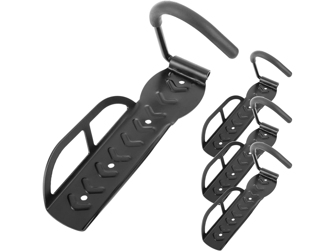 Pacote com 2 ganchos de parede HDD para bicicletas